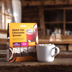 GNAW Mixed Hot Chocolate Spoon Gift Set 3 Spoons